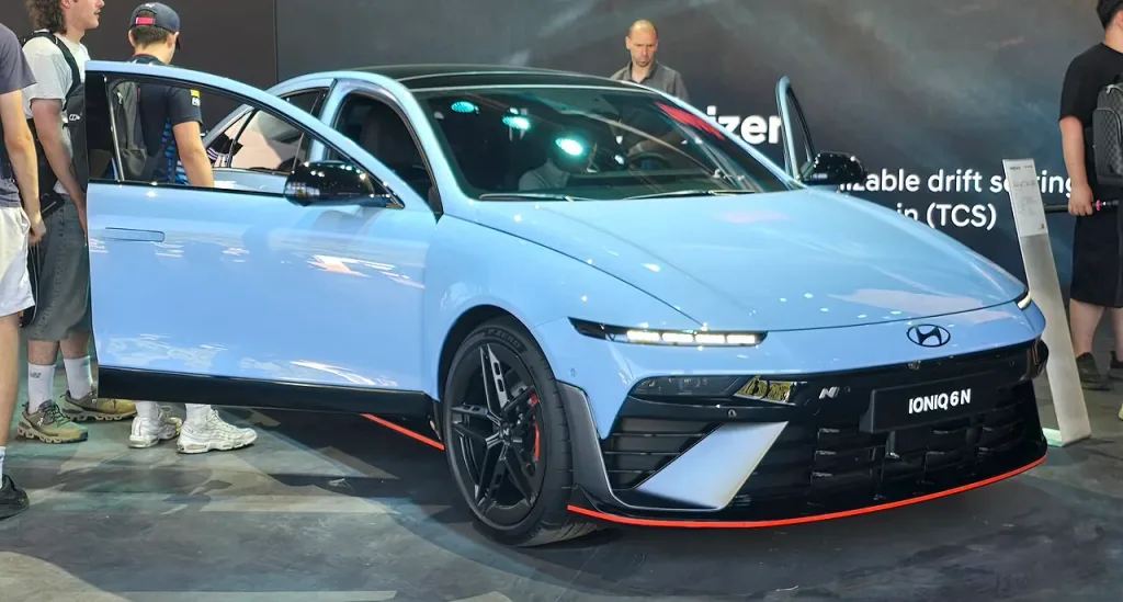 Hyundai IONIQ 6 N; 10 Temmuz 2025'te çekilmiş fotoğrafı.