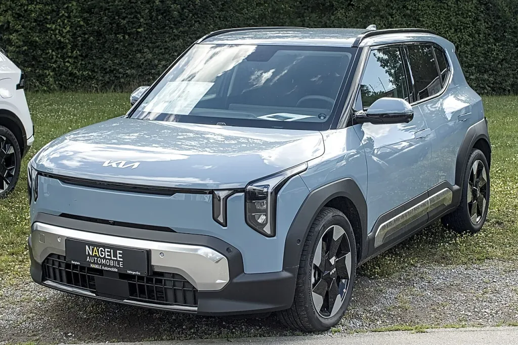 Kia EV2'nin gerçek fotoğrafı; yeni elektrikli model ailesi.