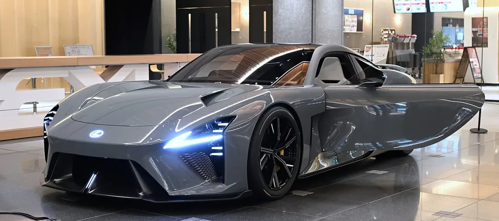 2025 Lexus LFA Concept; elektrikli spor otomobil konsepti.