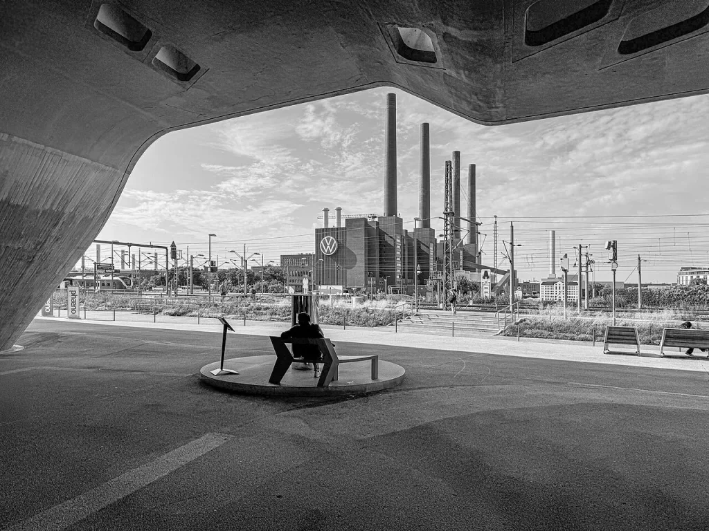 Volkswagen’in Wolfsburg fabrikası ve bacaları